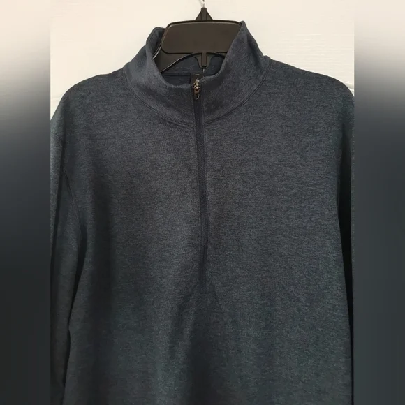 Lululemon Soft Jersey Half Zip Size Small, Heathered Classic Navy - Picture 7 of 11